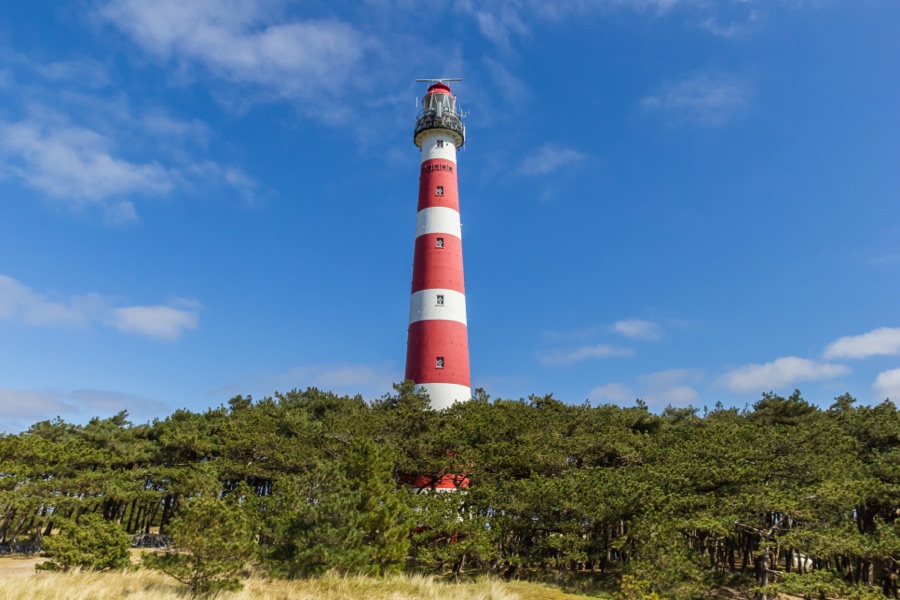 Vuurtoren van Ameland bij Hollum